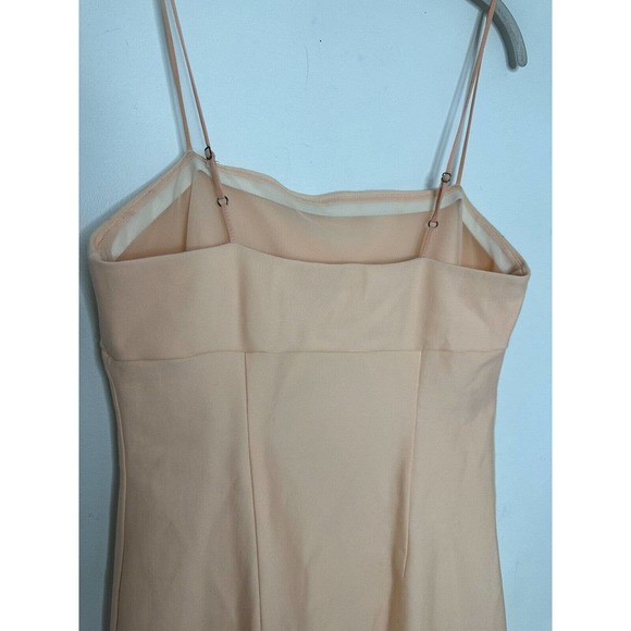 UO SILENCE + NOISE Peach Square Neck A Line Fit Flare Sleeveless Dress Large - Picture 4 of 5